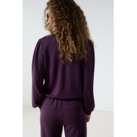 Tramontana Jumper Lace Aubergine Noir